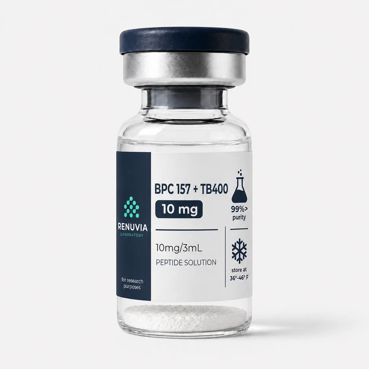 Renuvia Labs BPC-157 + TB-500 Blend 10 mg vial